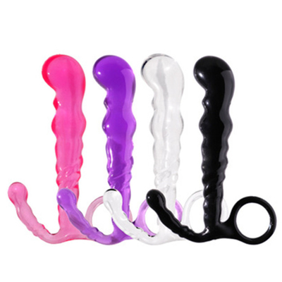 De zachte Waterdichte 3pcs-Stop van het Pareluiteinde, Anale Dildo-Stop Holle Prostate Massager