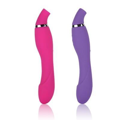 Vibrator voor het zuigen van de clitoris, G-spot Clit Dildo Vibrators voor vrouwen met zuiging en trilling, waterdichte clitorale G-spotter