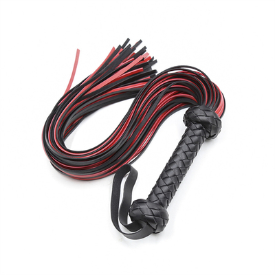 Groothandel Custom Flogger Whip BDSM Slaag Whip Sex Bondage Leer