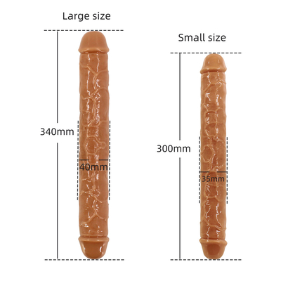 xese best verkopende enorme dubbele koppen medische TPE hoge kwaliteit lesbisch seksspeelgoed grote realistische dildo's voor vrouwen
