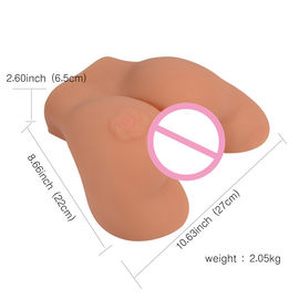 Het waterdichte Doll van het Trillings 3D Realistische Geslacht Mannelijke Speelgoed van het de Vagina Anale Geslacht van Masturbator
