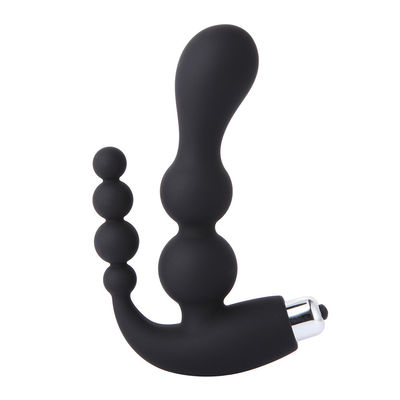 Pm-11 Zwarte Kleur van 10 van het de Masturbatiegeslacht van het Wijzensilicone Speelgoed de Anale Prostate Massager