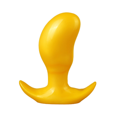 Superzachte mango anale buttplug, flexibele vloeibare siliconen seksspeeltje prostaatstimulator