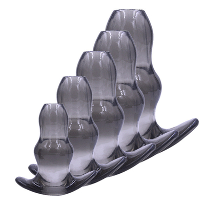 Perfecte Geschikte Dubbele Tunnelstop, TPE/Stop van het Silicone de Holle Uiteinde voor Anale Opleiding