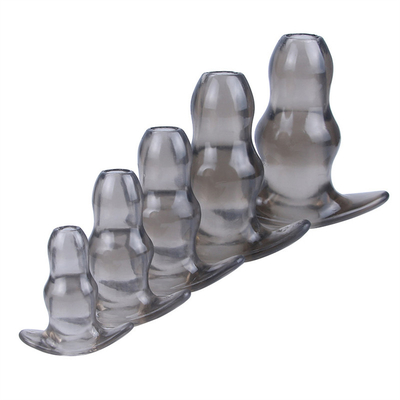 Perfecte Geschikte Dubbele Tunnelstop, TPE/Stop van het Silicone de Holle Uiteinde voor Anale Opleiding