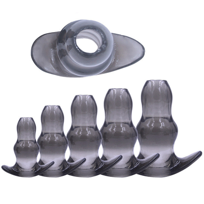 Perfecte Geschikte Dubbele Tunnelstop, TPE/Stop van het Silicone de Holle Uiteinde voor Anale Opleiding