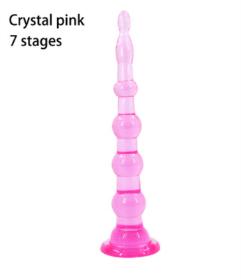 6 parels en van het 7 Parels Anale Uiteinde Stop, de Anale Trainer Toy van Prostage Massager Dildo