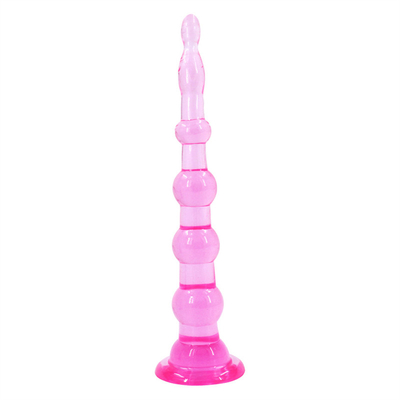 6 parels en van het 7 Parels Anale Uiteinde Stop, de Anale Trainer Toy van Prostage Massager Dildo