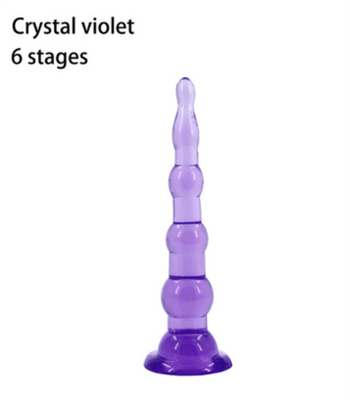 6 parels en van het 7 Parels Anale Uiteinde Stop, de Anale Trainer Toy van Prostage Massager Dildo