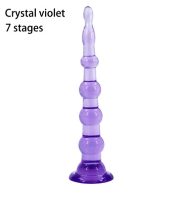 6 parels en van het 7 Parels Anale Uiteinde Stop, de Anale Trainer Toy van Prostage Massager Dildo