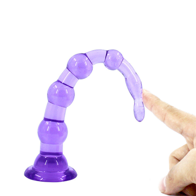 6 parels en van het 7 Parels Anale Uiteinde Stop, de Anale Trainer Toy van Prostage Massager Dildo