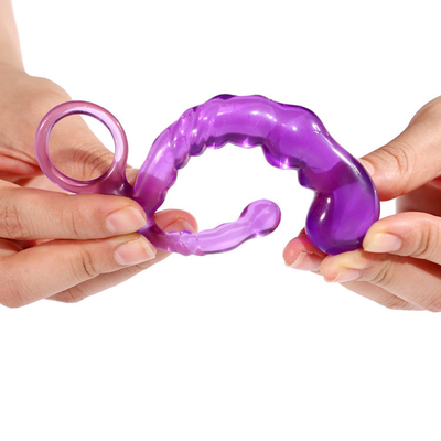 De zachte Waterdichte 3pcs-Stop van het Pareluiteinde, Anale Dildo-Stop Holle Prostate Massager