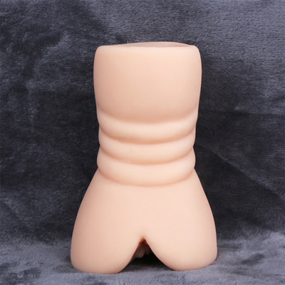 2 in 1 Mannelijk Volwassen Geslachtsspeelgoed van Masturbators met 3D Realistische Geweven Zakpussy en Strak Anusgeslacht Stroker voor Mensen