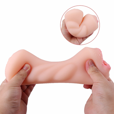 De vrije Mondelinge de Mondvliegtuigen van Masturbator van de steekproef Realistische Vagina vormen putjepussy Vertrouwelijk Diep het Geslachtsstuk speelgoed van het Keel Dubbel Gat voor tot een kom