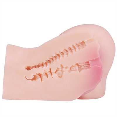 Pussy van de geslachts Groot Ezel van het de Kopgeslacht van de Speelgoed Nieuw Heet Verkopend Masturbatie het Speelgoed Dubbel Kanaal Mini Silicone Masturbators Sex Toy voor M