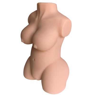 Echte Levensechte van de de Borstezel van Siliconetoy hot selling half body Grote de Vaginamasturbatie voor Mensenmannetje