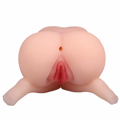 Levensecht Mannelijk Masturbator-Zakpussy 3D Realistisch Geweven Vagina en Anus Volwassen het Geslachtsspeelgoed van Stroker voor Mensenmasturbatie