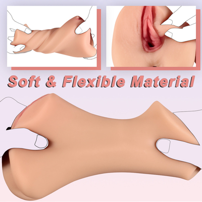 Volwassen Pussy van de Winkel In het groot Kunstmatig Zak Geslacht Toy Massager Vagina Anal Toys voor de Mannelijke Masturbatie Aircra van het Mensensilicone