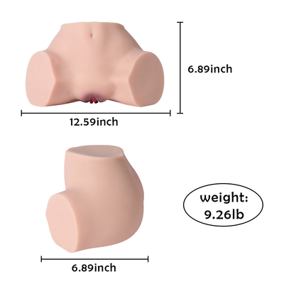 De hoogste Verkoop in eigen zak steekt Pussy de Liefdedoll van Mensenmasturbator 2.5kg het Geslachtsdoll van het Geslachts Echt Realistisch Half Lichaam