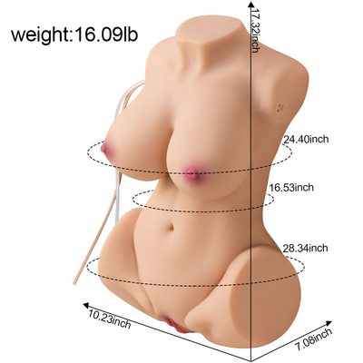 Realistische de Borst masturbeert Pussy van de fabrieks Directe Verkoopprijs 8.5kg van het het Lichaamstorso van Geslachtsproducten Half het Geslachtsdoll voor de Mens