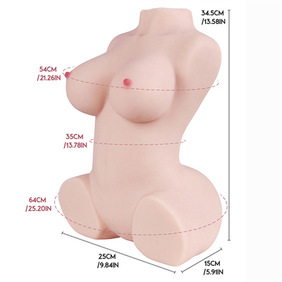 Hoogste Verkoop van het Geslachtstoy real women modeling pussy van 10 kg Mannelijk het Torsodoll voor de Mens Masturbator