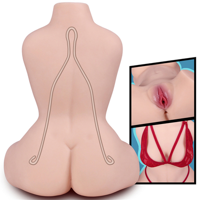 Realistisch Zacht Elastisch Pussy van fabrikantensupply best sale Geslacht Toy Silicone Ass Torso
