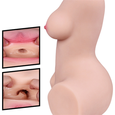 Realistisch Zacht Elastisch Pussy van fabrikantensupply best sale Geslacht Toy Silicone Ass Torso