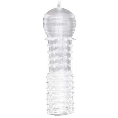 Hete Verkoop Crystal Penis Sleeve Extender voor de Mens