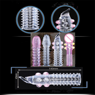 Van de de Penisvergroting van het geslachtsspeelgoed TPE de Koker Medische OEM RoHS voor de Mens