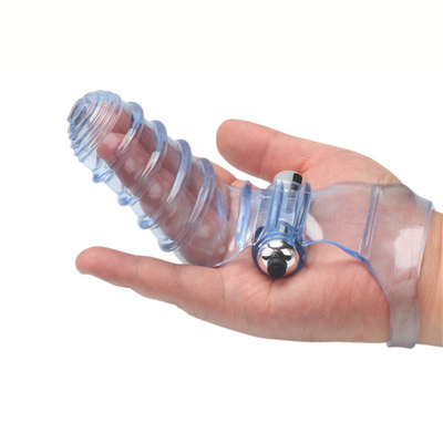 Van de het Speelgoedvinger van het nieuwigheidsgeslacht de Kokervibrator RoHS Medische TPE voor Vrouwen