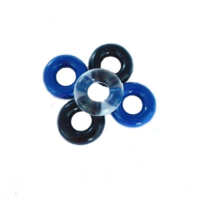 De Penis Ring Crystal Ring Color Random Silicone Ring van de tijdvertraging voor Mannetje