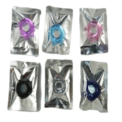 De Penis Ring Crystal Ring Color Random Silicone Ring van de tijdvertraging voor Mannetje