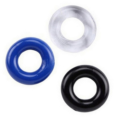 De Penis Ring Crystal Ring Color Random Silicone Ring van de tijdvertraging voor Mannetje