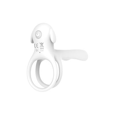 Silicone penis ring met een prikkelende staart / prikkelbare penis ring voor penis stimulatie