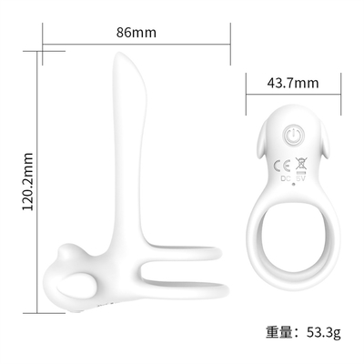 Silicone penis ring met een prikkelende staart / prikkelbare penis ring voor penis stimulatie