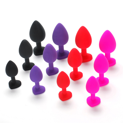 Het draagbare van de het Uiteindestop van Siliconejeweled Chastity Anal Plug Adult Toy Anale Vrolijke Volwassen Speelgoed voor Mensen