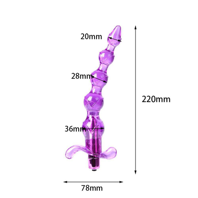 Het anale van de de Massage Anale Stop van de Parelsvibrator Zachte Prostate Anale Volwassen Speelgoed voor Vrouwen