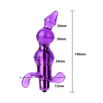Het anale van de de Massage Anale Stop van de Parelsvibrator Zachte Prostate Anale Volwassen Speelgoed voor Vrouwen