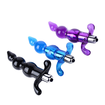 Het anale van de de Massage Anale Stop van de Parelsvibrator Zachte Prostate Anale Volwassen Speelgoed voor Vrouwen