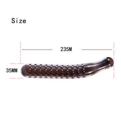 Heet van het de Groentekristal van het verkoopfruit van de de Stopvagina van Dildos Anaal van de Clitorismassager het Geslachtsspeelgoed voor Vrouwelijke Masturbatie