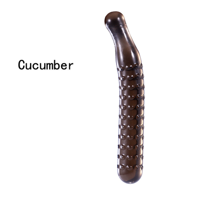 Heet van het de Groentekristal van het verkoopfruit van de de Stopvagina van Dildos Anaal van de Clitorismassager het Geslachtsspeelgoed voor Vrouwelijke Masturbatie