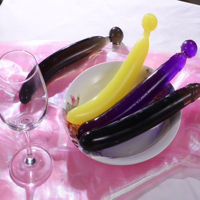 Heet van het de Groentekristal van het verkoopfruit van de de Stopvagina van Dildos Anaal van de Clitorismassager het Geslachtsspeelgoed voor Vrouwelijke Masturbatie