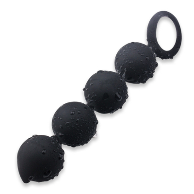 Grote Anale Ballen voor Vrouwenmannen Grote het Silicone Anale Parels van de Uiteindestop met Trekkrachtring