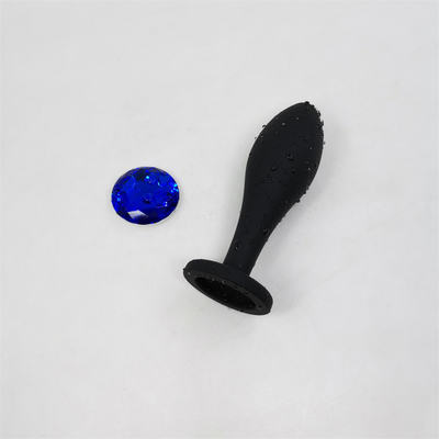 Daling het Verschepen van het het Speelgoedwater van het Silicone Anale Geslacht van het de Dalingsontwerp van de het Uiteindestop van Massager Zwarte Anale Anale de Stopreeks