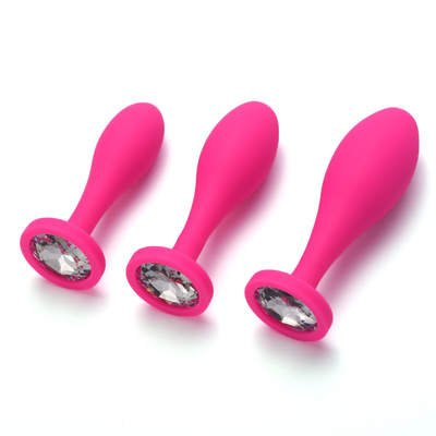 Daling het Verschepen van het het Speelgoedwater van het Silicone Anale Geslacht van het de Dalingsontwerp van de het Uiteindestop van Massager Zwarte Anale Anale de Stopreeks