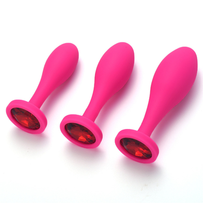 Daling het Verschepen van het het Speelgoedwater van het Silicone Anale Geslacht van het de Dalingsontwerp van de het Uiteindestop van Massager Zwarte Anale Anale de Stopreeks