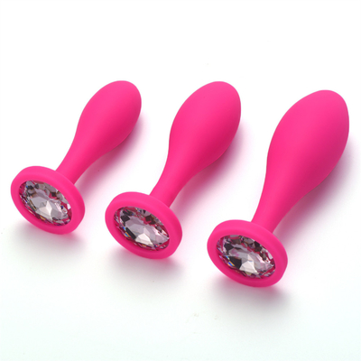 Daling het Verschepen van het het Speelgoedwater van het Silicone Anale Geslacht van het de Dalingsontwerp van de het Uiteindestop van Massager Zwarte Anale Anale de Stopreeks