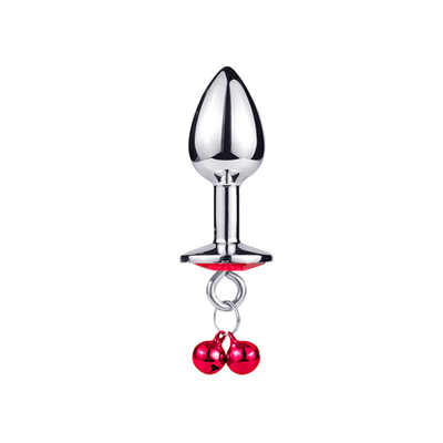 Anaal seksspeelgoed Plug Butt Roestvrij staal kristal 3pcs Set Metalen anaal plug met bel