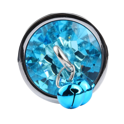 Anaal seksspeelgoed Plug Butt Roestvrij staal kristal 3pcs Set Metalen anaal plug met bel