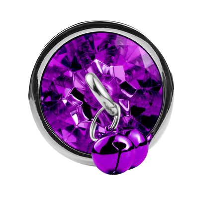 Anaal seksspeelgoed Plug Butt Roestvrij staal kristal 3pcs Set Metalen anaal plug met bel